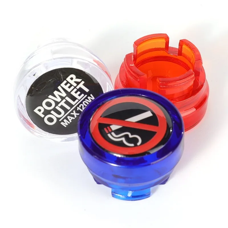 Protective Cigarette Car Lighters Plug Decorative Cover Charging Cigar Lighter Dust Plugs Covers Car Accessories smile