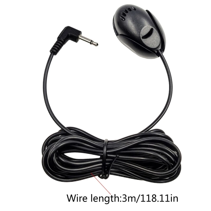 Car Microphone 3.5mm External Mic for Car Vehicle Unit Bluetooth-Enabled Stereo Radio GPS DVD Mikrofo / Micro H8WD