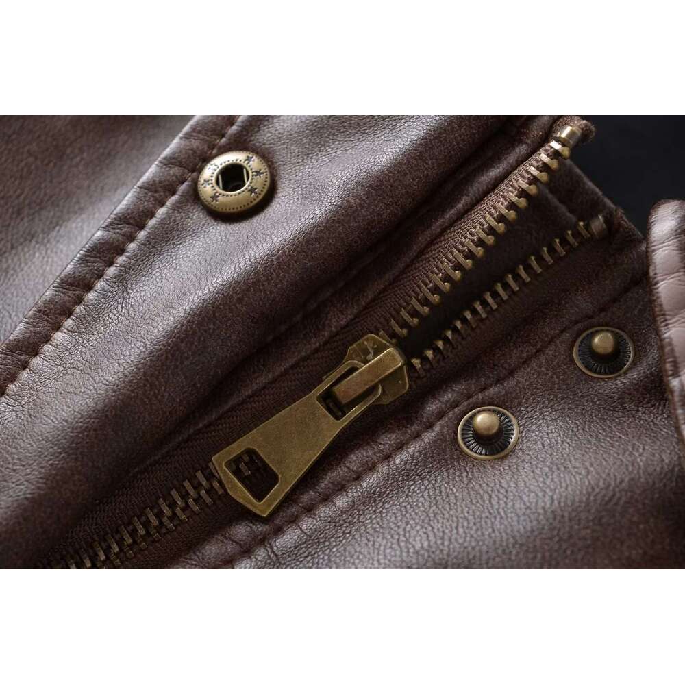 shanshi leather jacket women Autumn/Winter New Women's Wear Heavy Duty Color Cleaning and Water Washing Loose Leather Jacket