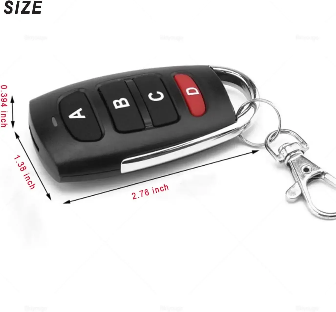 Universal Garage new Door Control 433mhz Remote Control For 2025 Gate fixed code Duplicator 2PCS/4PCS with Wholesale price