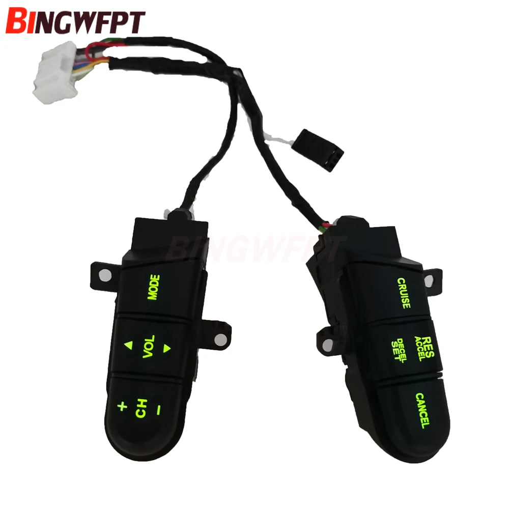 Steering Red Green Backlight Wheel Audio Control Switch 36770-Sna-A12 36770Snaa12 Cruise For Honda Civic ddmysmile Jazz /Fit 2006-2011 Smile /Fit