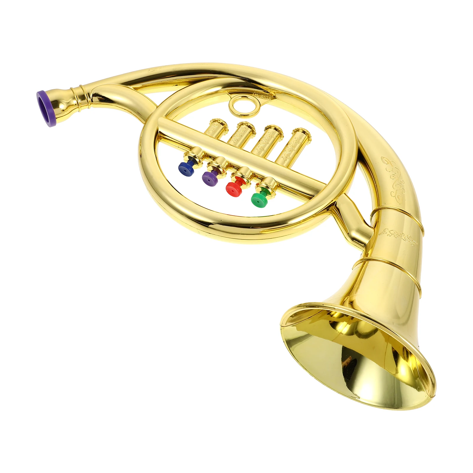 Simulated French Horn Model Trumpet Saxophone Toys Musical Instrument Kids Performance Props Early Educational Toys