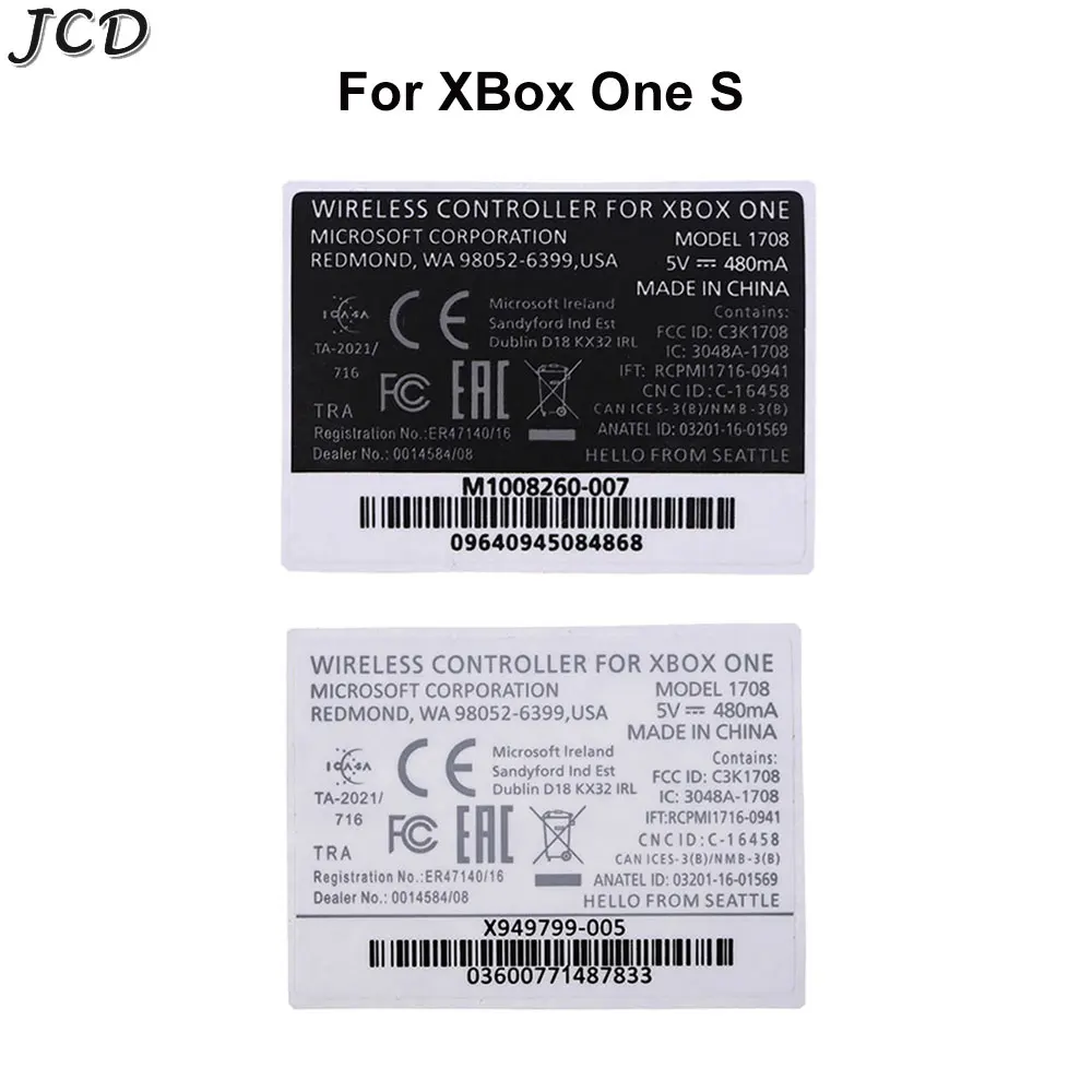 XBOX JCD 2pcs FOR Series S X Skin Sticker Stickers For XBOX ONE Slim/S Elite Controller Handle Sticker Label smile Slim/