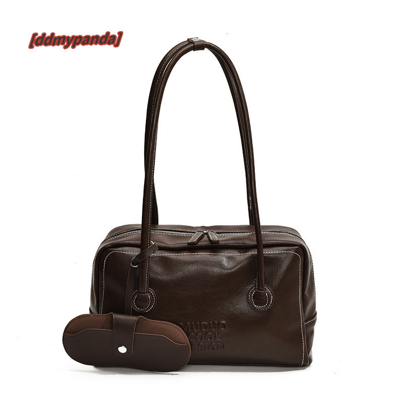 Bowling women's fashionable, niche, charming armpit bag, large capacity, minimalist, high-end baguette bag #33 ddmypanda