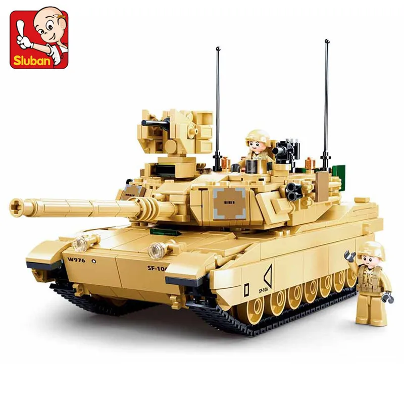 Landings 2022 Land Normandy Force Army Technical Ww2 Building ddmysmile Blocks SWAT Soldiers Heavy Tank Bricks Creative Boys Toys Smile