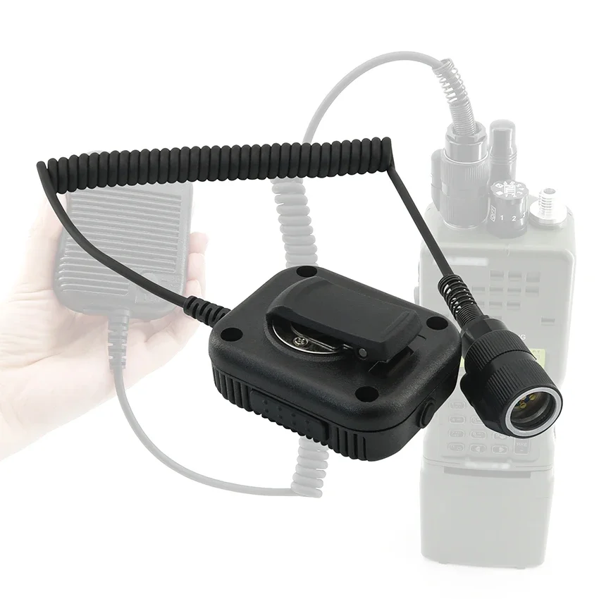 Tactical Military Adapter6 Pin PTT Handheld Speaker Microphone for AN/PRC 148 152 163 Walkie Talkie ,PRC-152 Dummy Model