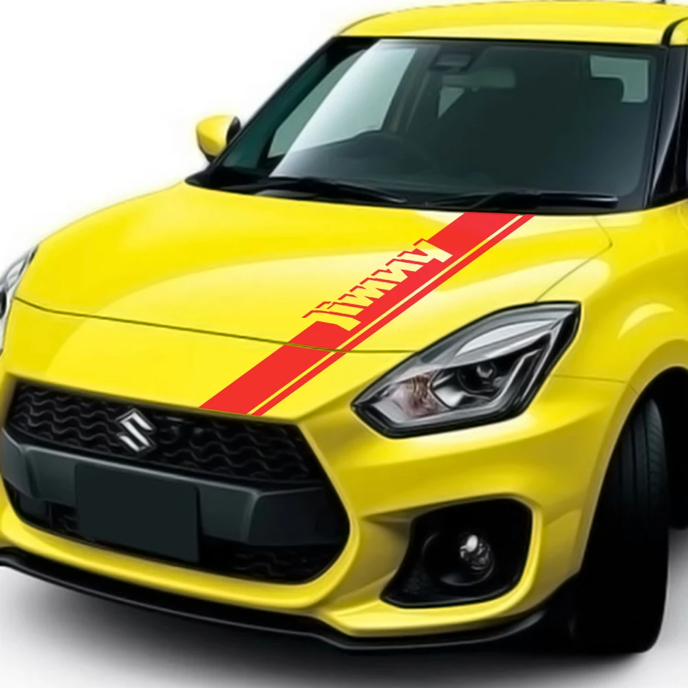 Hood Stickers Car Bonnet Accessories For Suzuki Jimny Sierra Jb74 Baleno Grand Vitara Alto K10 800 Ignis ddmysmile Sx4 Samurai Sj413 Swift Smile