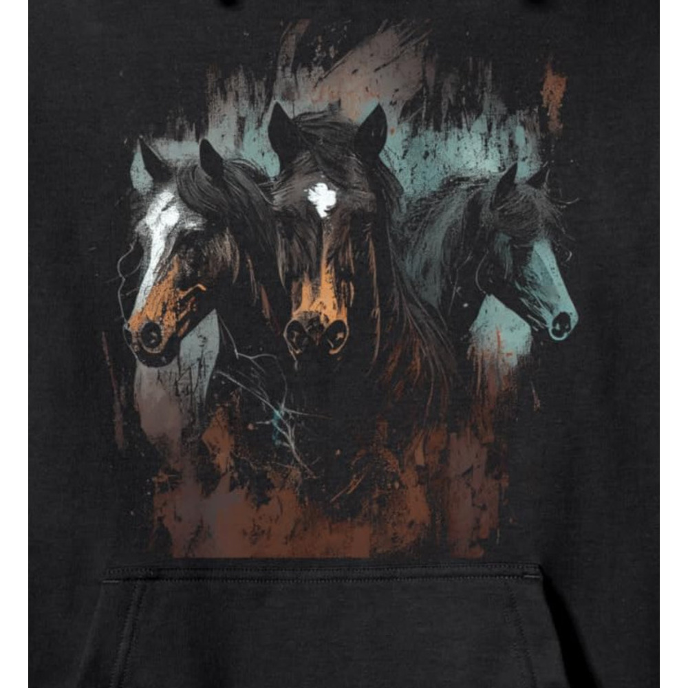 Hoodie for Mens Womens Life is Better with Horses Cute Horse Lover Horseback Riding Pullover Hoodie Graphic Hoodies sweatshirt