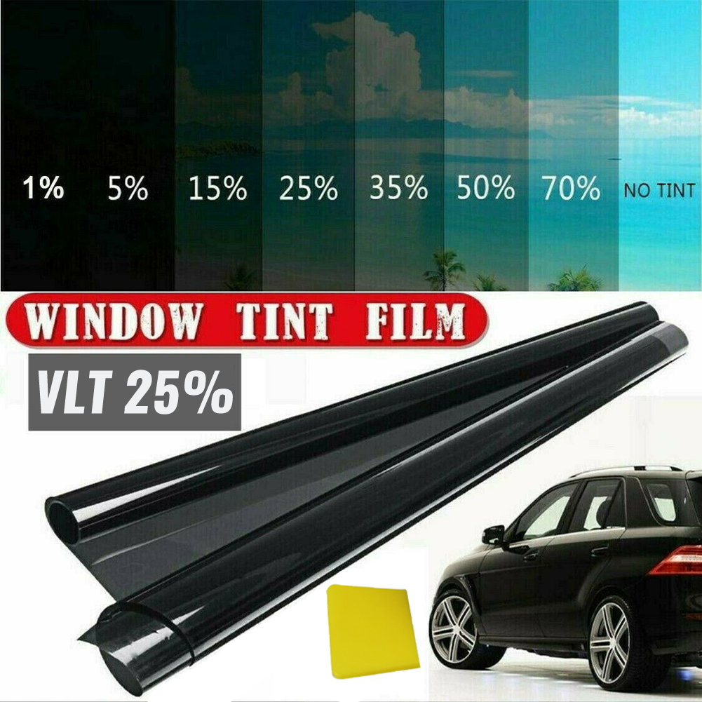 Window Black Foils Car Tint Tinting Film Roll Car Auto Home Decorate Window Glass Film Solar UV Protector Window Sticker Films smile