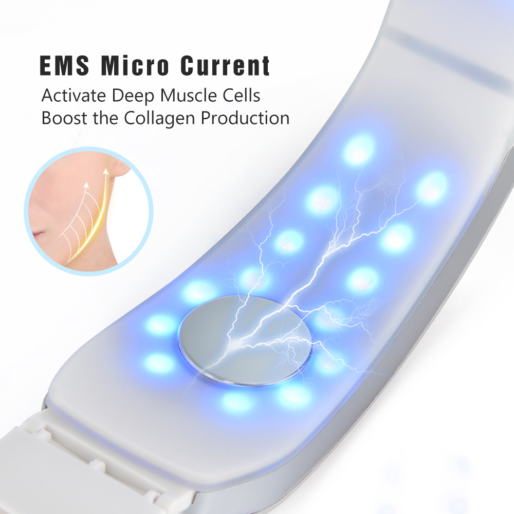Massager Devices Face Lift Bandage Double Chin Remover Microcurrents LED Therapy Beauty Appliances Wrinkle Face Tapes hine smile