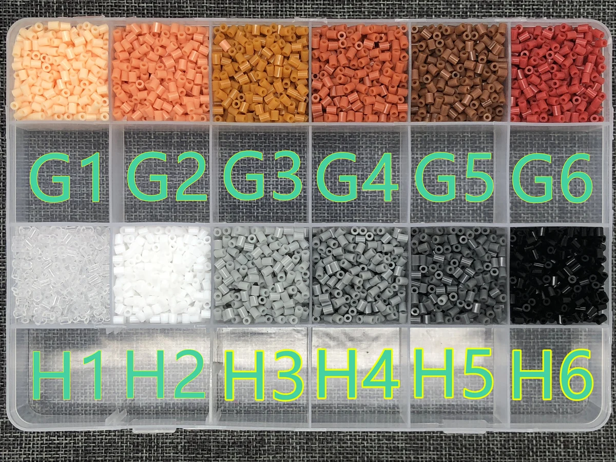 New 1000 PCS 2.6MM PERLER BEADS for GREAT Kids Great Fun Many Colors