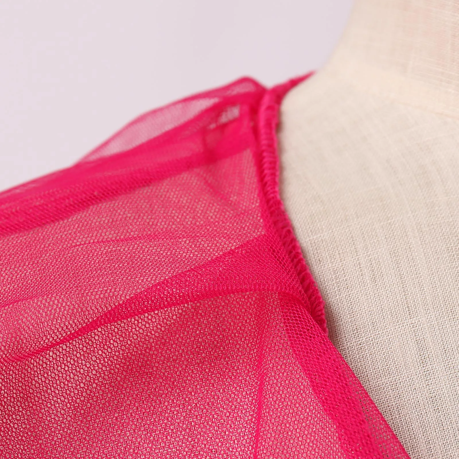 Women Wedding For Dresses Guest Sexy Tulle Robe Long Lingerie Nightgown Sleepwear Bridal Robe Lace Lingerie Dresses smile