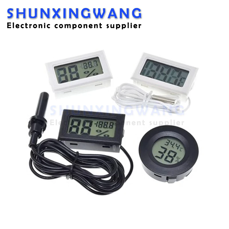 Indoor Mini Digital LCD Convenient Temperature Sensor Humidity Meter Thermometer Hygrometer Gauge smile