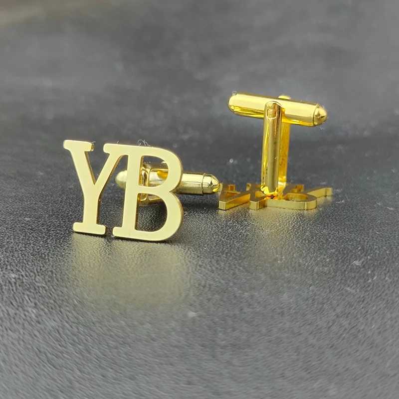 Customized Name Cufflinks Fashion Mens Shirts Cufflinks Wedding Jewelry Gifts W241109