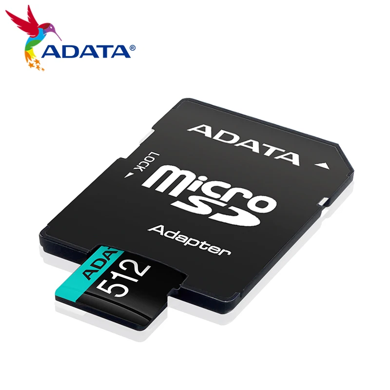 ADATA Micro SD Card 64GB Green 128GB Flash Memory Card SD 256GB U3 4K V30 A2 Microsd 512GB TF Cards for PC Phone and Other