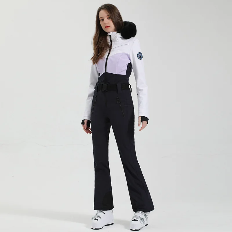 Suit ddmysmile Waterproof For Ski Women, Windproof Jumpsuit, Windproof, Hooded For Snowboard, Outdoor Sport Wear, New, Winter Smile Women, Jumpsuit, ,