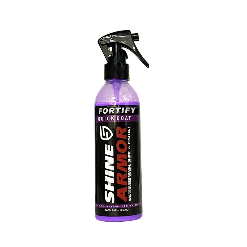9H Spray Protect Car Wax Ceramic Coating for Cars and Car Polish Sealant - Easy to Use Hydrophobic Spray Detailer SHINE ARMOR