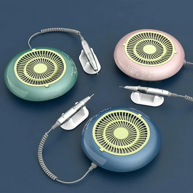 Powerful Vacuum Nail Dust Collector For Manicure Nails Collector With Reusable Filter Low Noise Nail Vacuum Cleaner For Nails