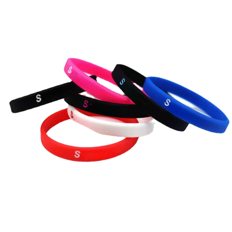 Popular 50pcs Silicone Sport bracelet lovers bangle Jelly Wristband Colorful Rubber bracelets Wrist Fashion Jewelry Promotion wholesale