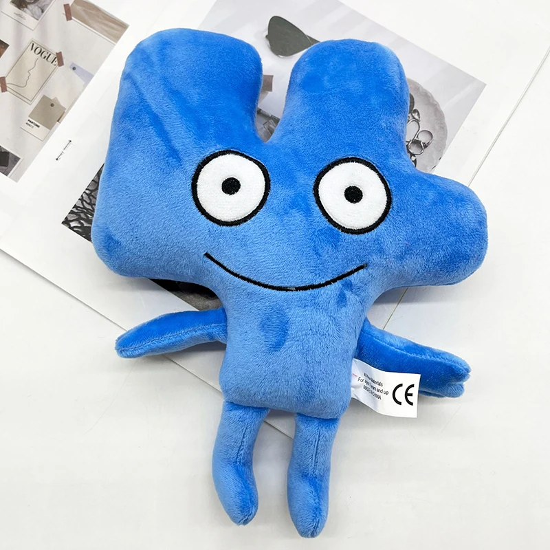 Game Battle for Dream Island Plush Doll Toy Bfdi Stuffed Animal Number Four Ten Fourteen Flower Firey Leafy Waterdrop Cakey Gift