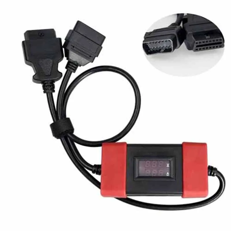 12V 24V Truck To Connector 24 Volt ddmysmile To 12 Volt Heavy Duty Truck Diesel Adapter Cable With 8 Truck Cable For Easydiag Obd2 Scanner Smile