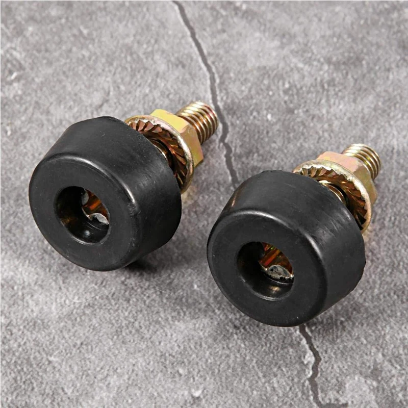 1 Pair Engine Bonnets Bonnet Adjuster Bump Stop Fit for Nissan Patrol GQ for Ford Maverick BSANS1GP-1 62840-H8500 Hood Pins