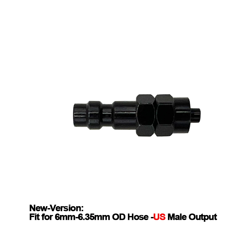 New HPA (US Foster) 23-2 Male / 2302 Female Quick Disconnect QD Push-In Plug Fitting to 6MM - 6.35MM OD Hose For Pneumatic Tools