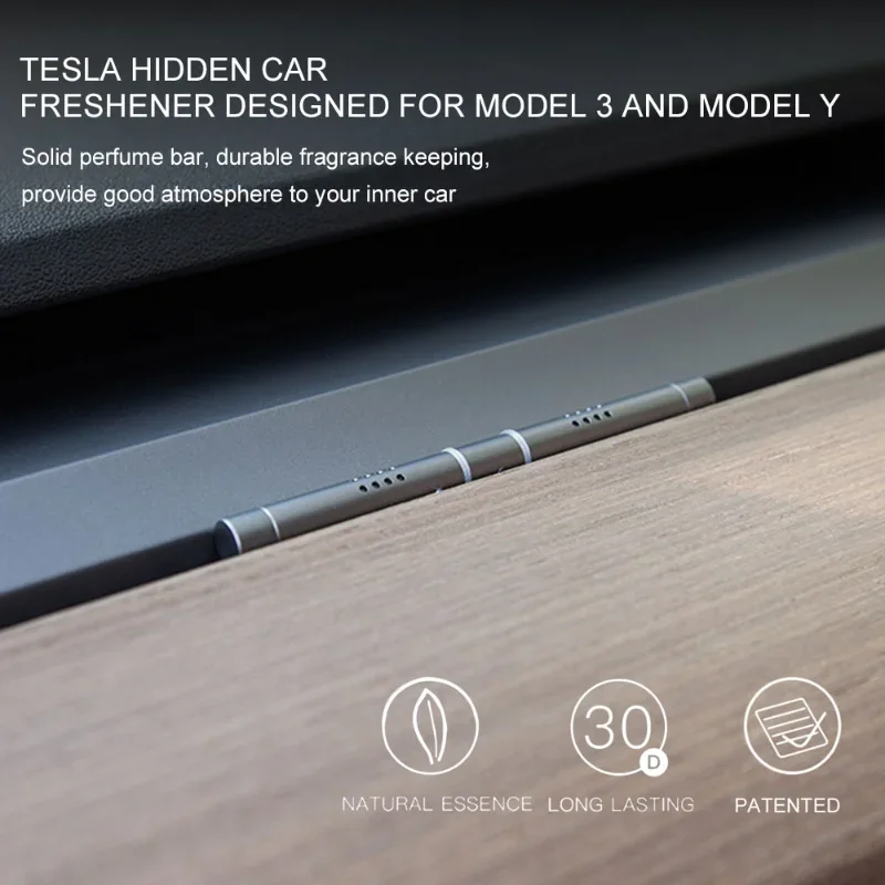 Air Freshener for Tesla Model 3 Y Aromatherapy Dashboard Panel Perfume Diffuser Fragrance Car Accessories Interior Decoration