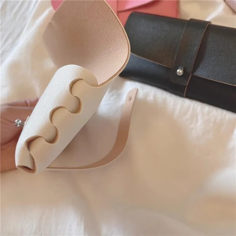 PU Leather Glasses Case Luxury Soft Sunglasses Storage Bag Portable Eyeglasses Protector Pouch Organizer Box Eyewear Accessories