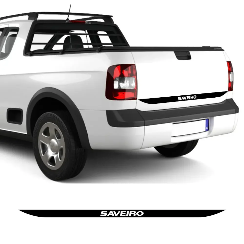 For Volkswagen Saveiro Pickup Tailgate Decals Car Rear Tail Stickers Truck Graphics Vinyl Decor Cover Auto Tuning Accessories