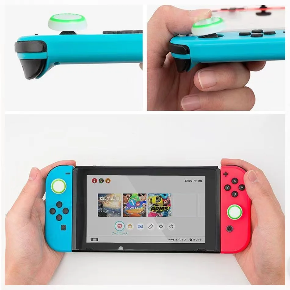 Non-slip Silicone Analog Joystick Thumb Stick Grip luminous Cap for Nintendo Switch Switch Lite Switch Oled NS Lite Controller