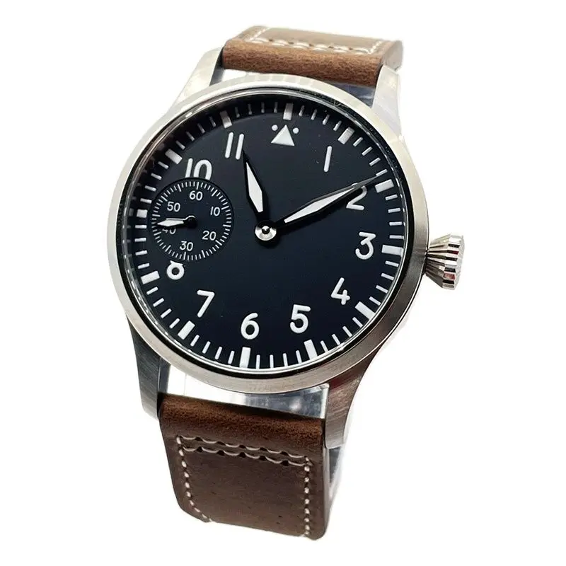 Glass Corgeut Sapphire ddmysmile 42 Mm Dial Asia 6497 St3600 Hand-Wound Movement 316L Steel Case Men's Watch 30 M Water Resistant Smile