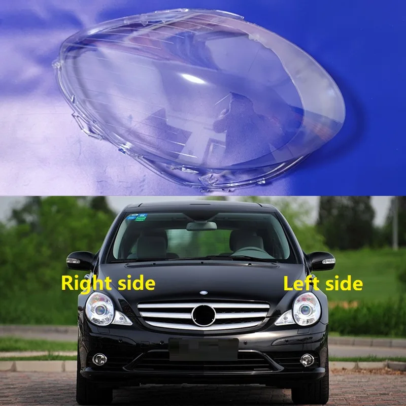 For Mercedes Benz R-class W251 R350 R500 2006 2007 2008 Headlamp Lens Cover Headlight Transparent Lampshade Glass Lamp Shell
