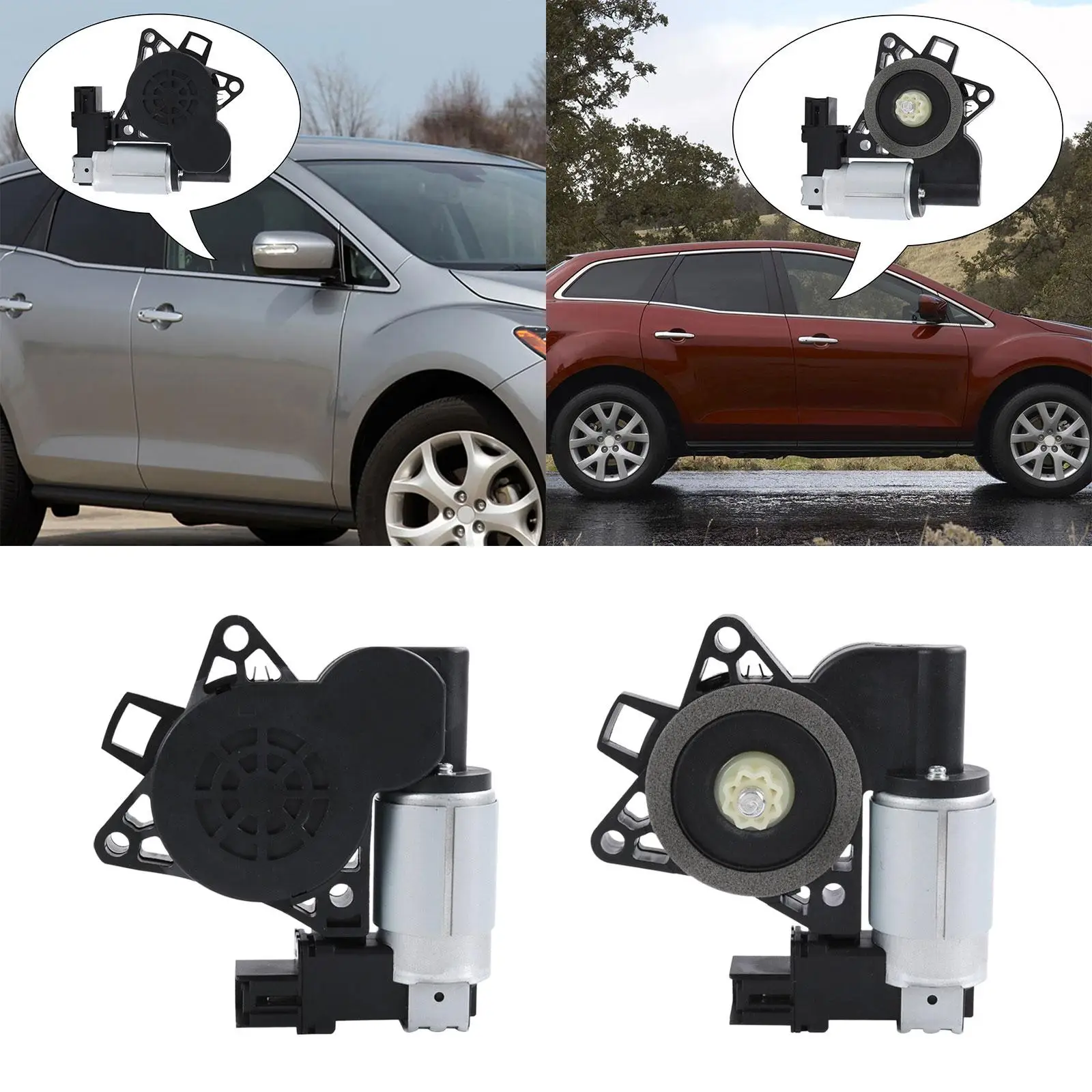 Window Lifter Regulator Power Motor Replaces Accessories Side Window Motor for Mazda CX-7 6 RX-8 smile