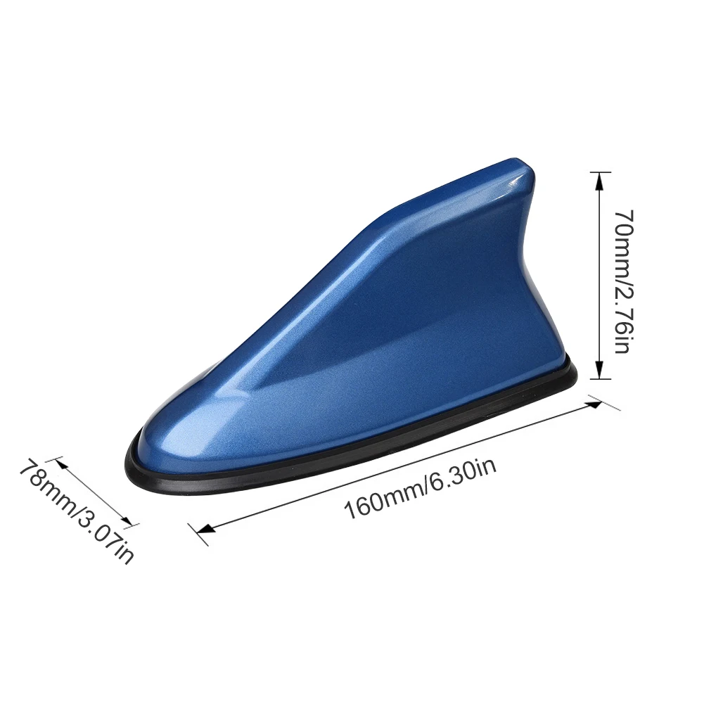 Shark Fin Antenna Cool Auto Radio Signal Aerial Creative Roof Antenna Shark Fin Signal Aerial for Universal Car Styling