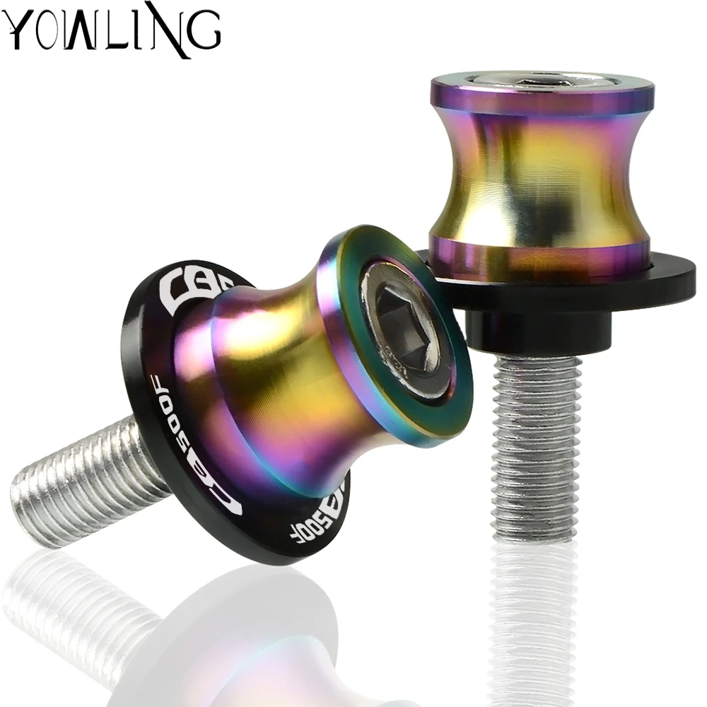 8MM Motorcycle Accessories stands screws Swin garm Swingarm Spools slider For HONDA CB500F CB 500F 2013 2014 2015 2016 2017 2018