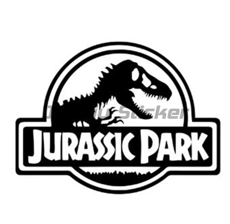 Park Dinosaur Creative Jurassic Decal For Cars, Bumpers, Windows Car ddmysmile Motorcycle Decal Laptop Phone Tablet Bicycle PVC Decor Smile Cars, Bump