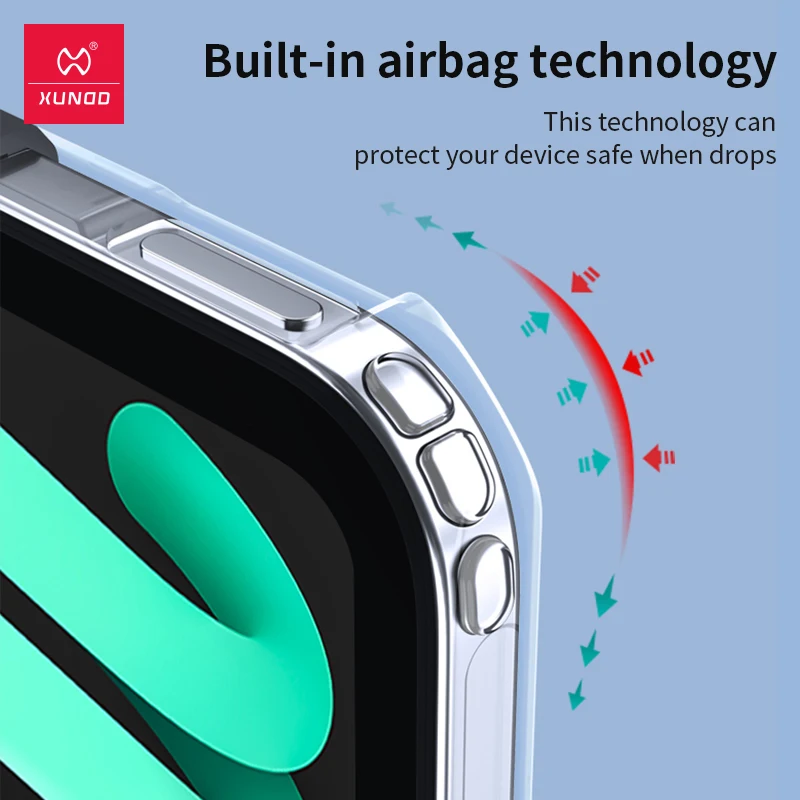 For Case Xundd Protective Ipad Mini 6 Tablet Case Pc+Tpu Back Transparent Shockproof And Drop Proof Enhanced Screen ddmysmile Protection Smile Pc+Tpu
