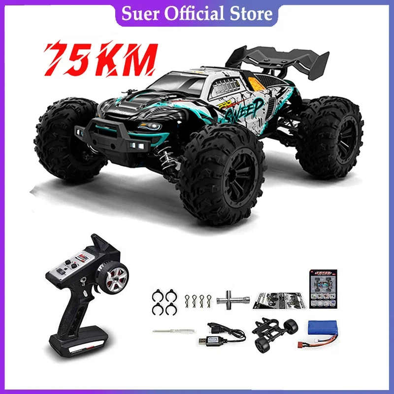 2023 New 1:16 Scale Large RC Cars 50km/h High Speed RC Cars Toys for Boys Remote Control Car 2.4G 4WD Off Road Monster Truck