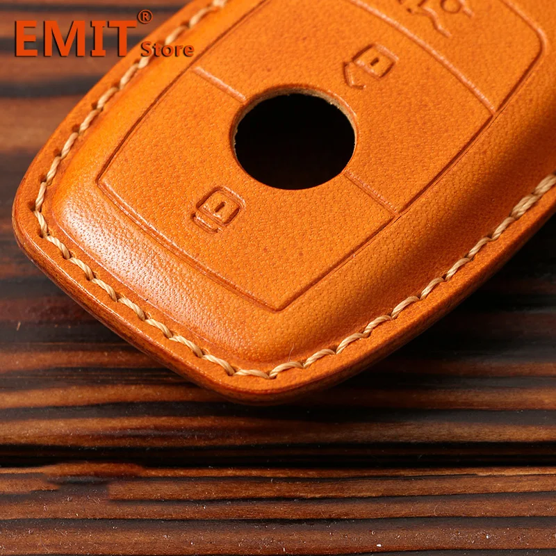 Car Case Leather Key For Mercedes Benz A C E S G R ddmysmile Class A200l E300l GLC CLE CLA GLB GLS W177 W205 W213 W222 X167 W212 AMG Cover Smile