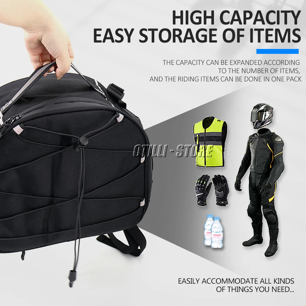 For Kawasaki Z900 New Motorcycle Bags Saddlebag Tailbag Tail Bag Top Bags For Honda Africa Twin CRF1000L NC700 For BMW F900XR