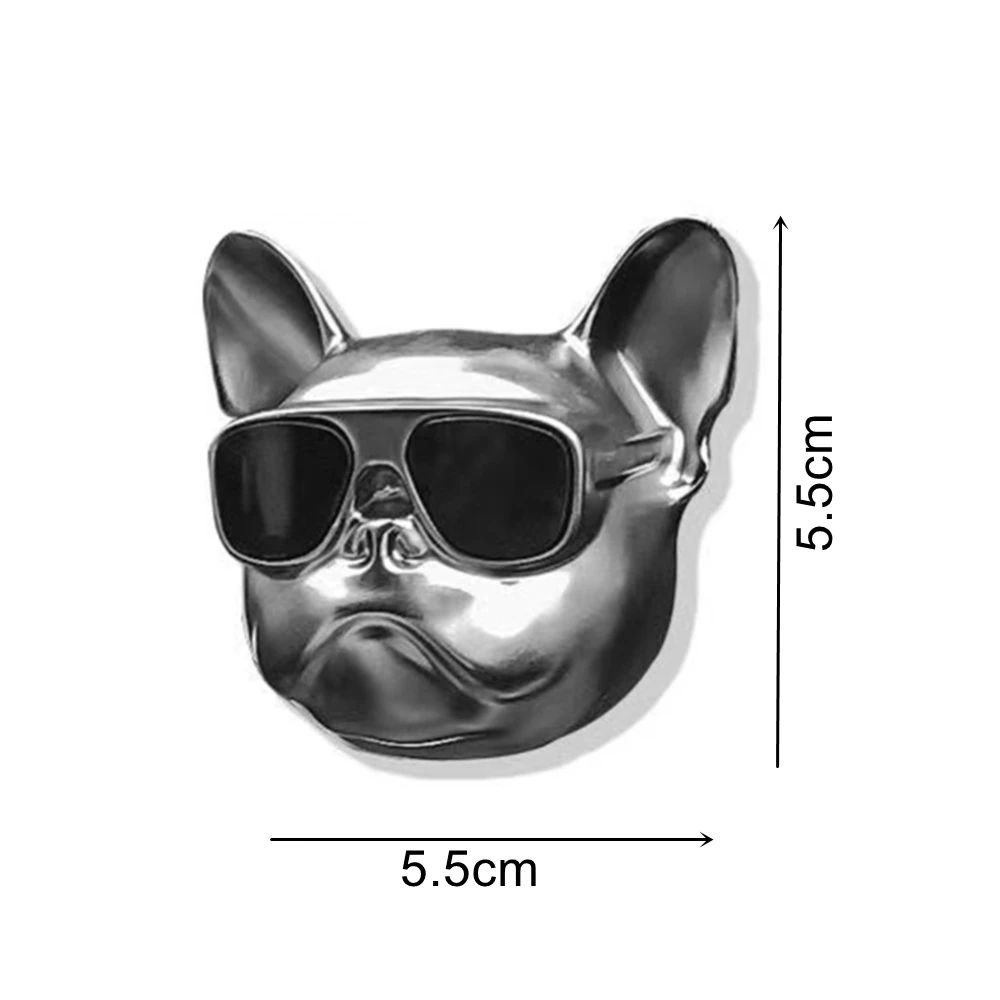 2PCS Bulldog Air Fresheners Refill Car Fragrance Diffuser Air Vent Clip Internal Accessories Vehicle Air Freshener for Cars