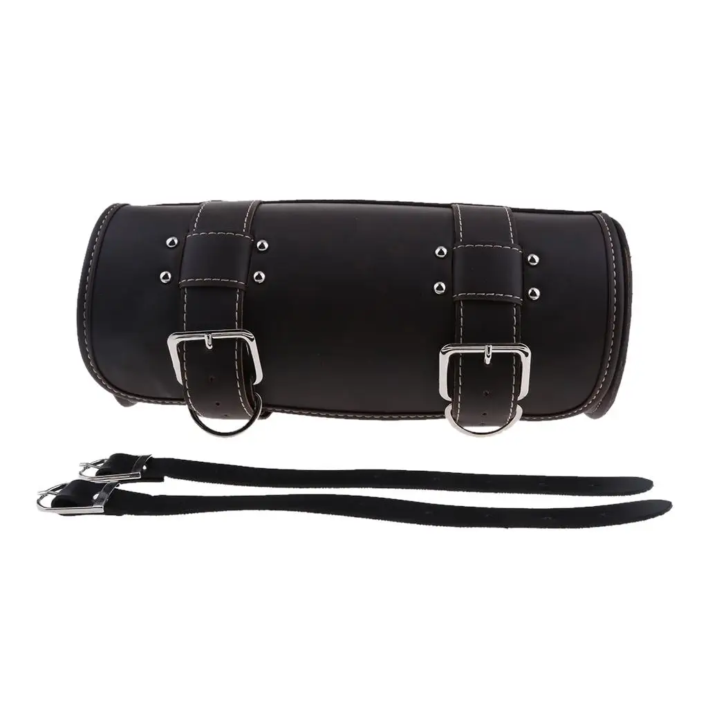 Motorcycle Tool Bag Saddlebag PU Leather Storage Tool Pouch