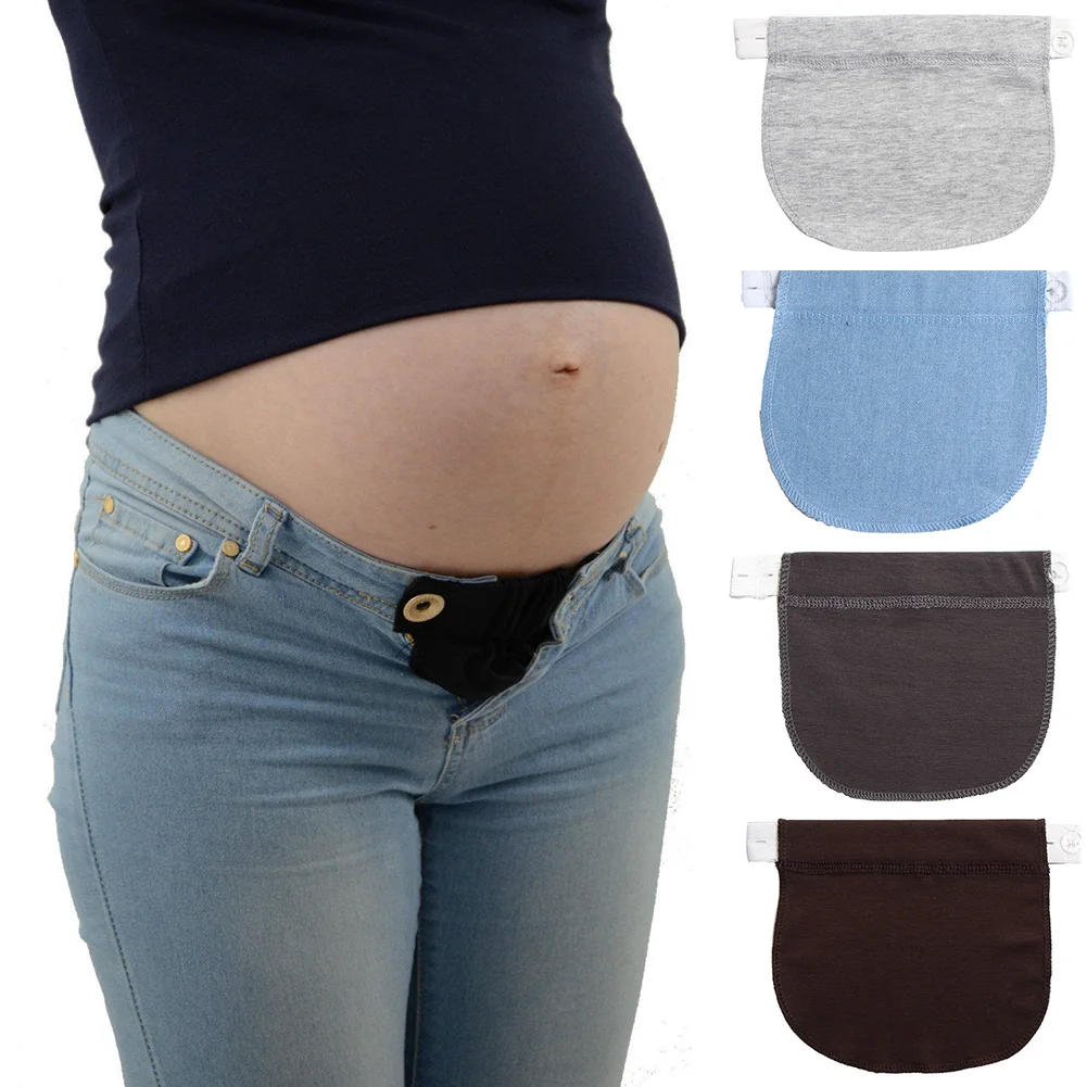 Waist Adjustable Extender Elastic Jeans Soft ddmysmile Waistband Pregnancy Pants Maternity Belt Smile