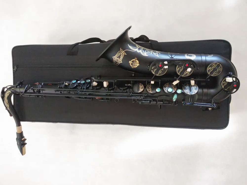 Super New Tenor Saxophone High Quality Sax B flat Tenor saxophone playing professionally paragraph Music Black Saxophone
