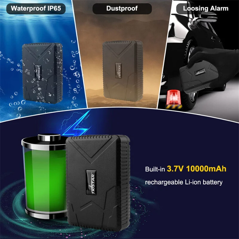 4G GPS Tracker Car TK915 10000mAh TKSTAR 2G 4G GPS Tracker Voice Monitor GPS new Locator Magnet IP65 GPS Car 2025 Tracker Tamper Alert
