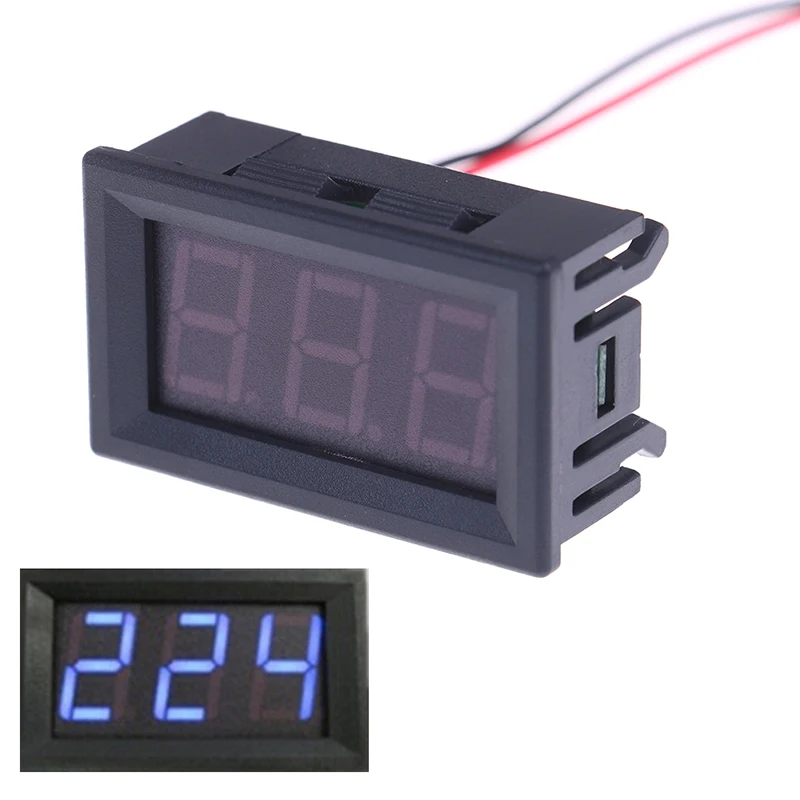 AC 70-500V digital voltmeter LED display 2 wire volt voltage test meter