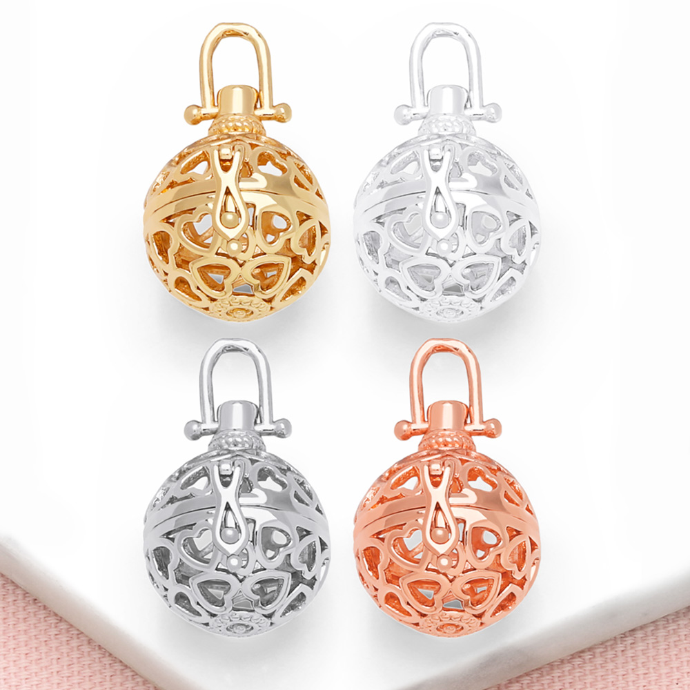 Ocesrio Retro Hollow Hollowary Harmony Collana A Sfera Ciondolo Per Le Donne In…