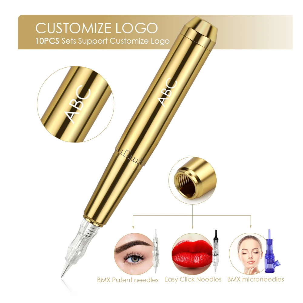 Permanent Hine ddmysmile BMX Microblading Makeup Hine Kit For Eyebrow Lip Tattoo Digital Pen MTS Beauty Supply Smile