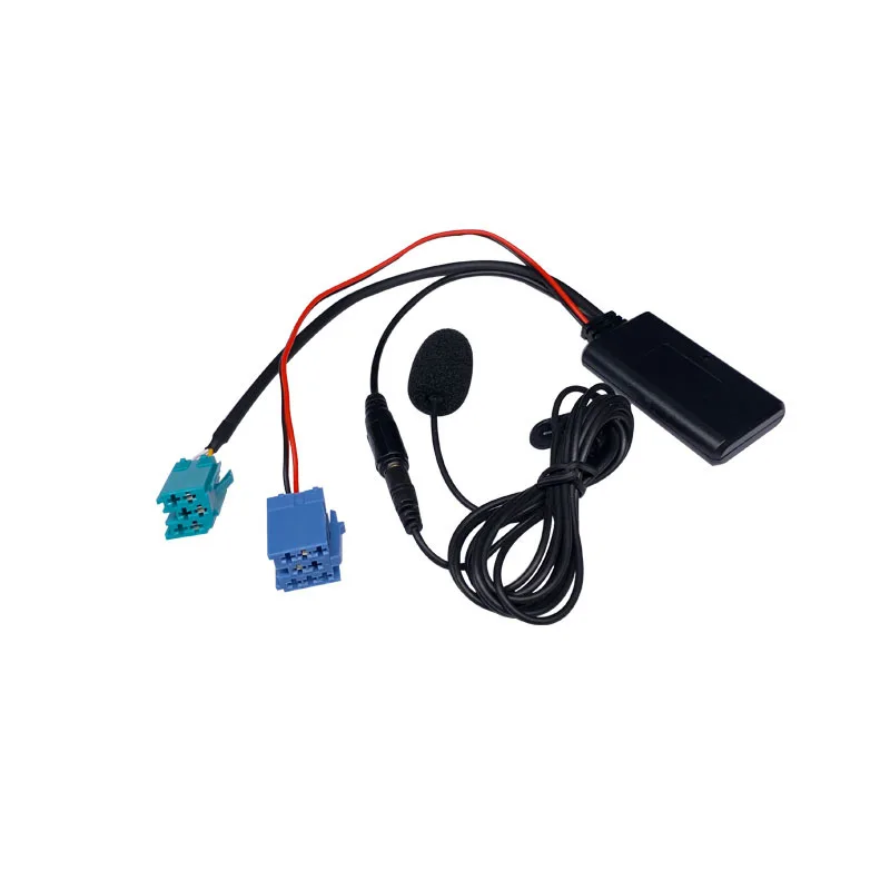 Car Bluetooth 5.0 Aux Cable Microphone Handsfree Mobile Phone Free Calling Adapter For Renault 2005-2011 Updatelist Radio